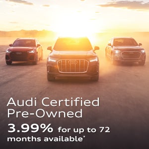 Audi Certified Pre-Owned financing