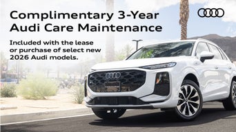 Complimendatry 3-Year Audi Care with Audi Driving