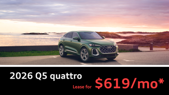 Audi Q5 Green on Ocean