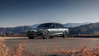 Audi A4 in the desert