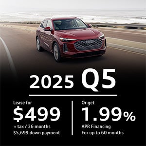 Red 2025 Audi Q5 front