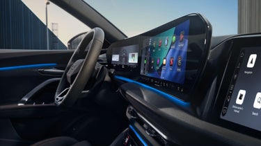 Close-up view of an Audi MMI® screen on the Audi SQ5 Sportback.