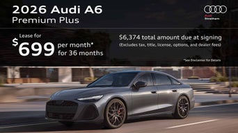 2026 Audi A6 December Specials