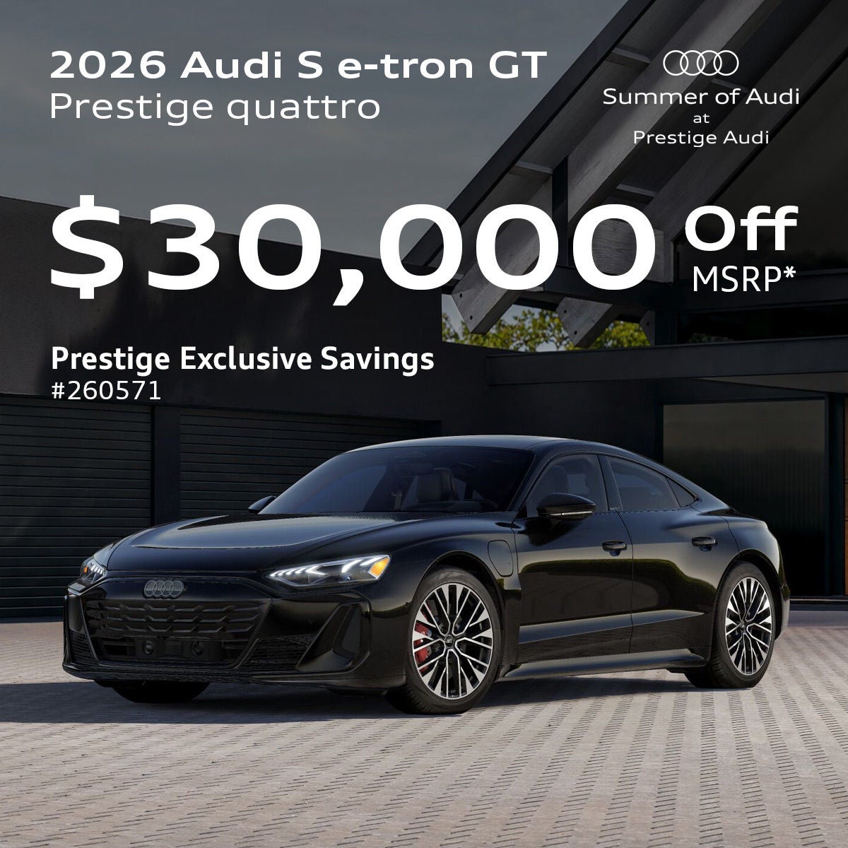 2026 Audi S e-tron GT Discount Offer