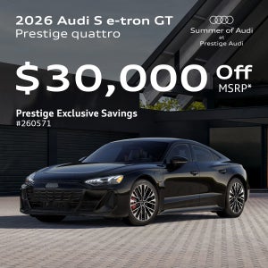 2026 Audi S e-tron GT Discount Offer