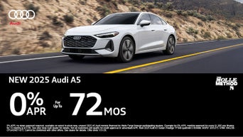2025 A5 0% APR for 72 MOS.