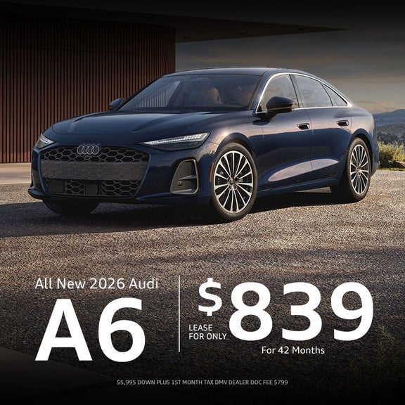 A6 Parked in a driveway