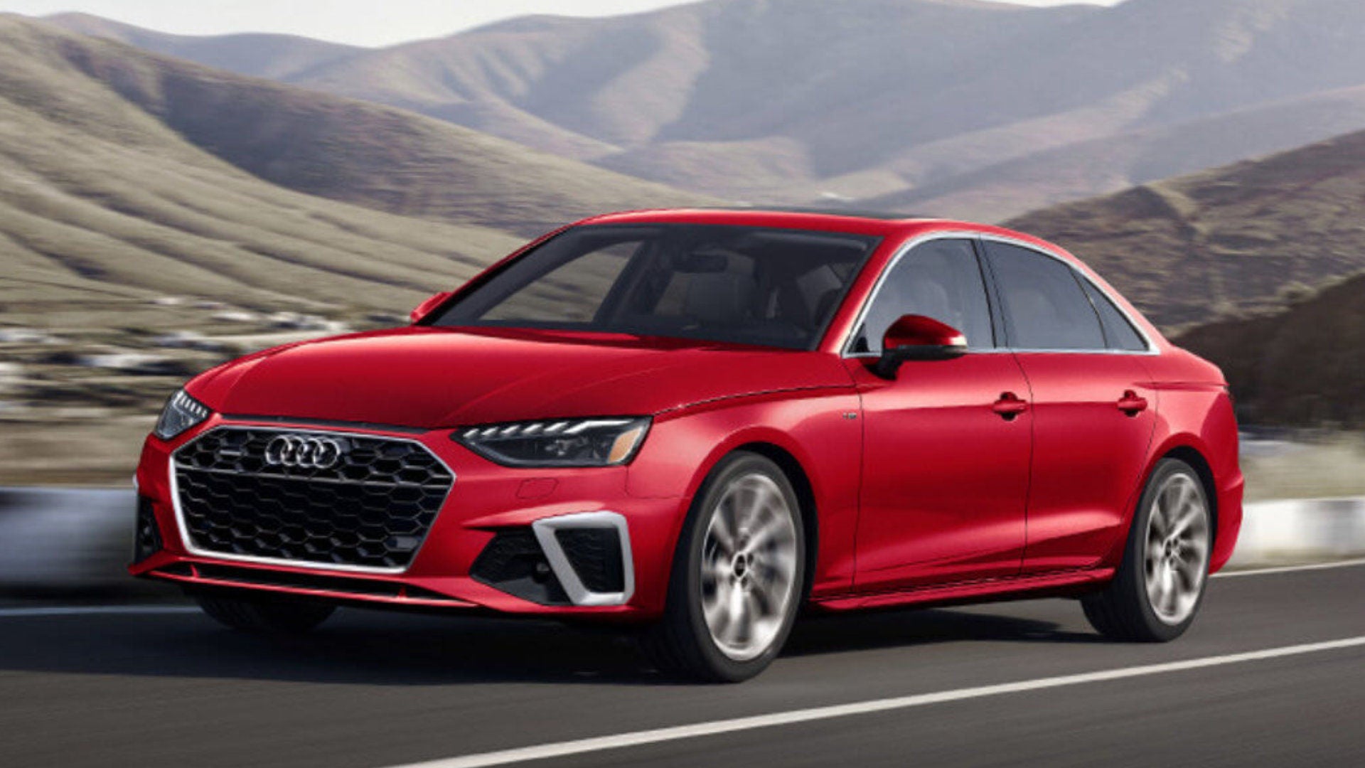 2024 Audi A4 Exterior Scenic Highway