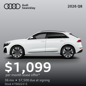 2026 Audi Q8 Premium Plus lease special