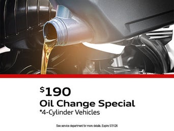 Oil change special