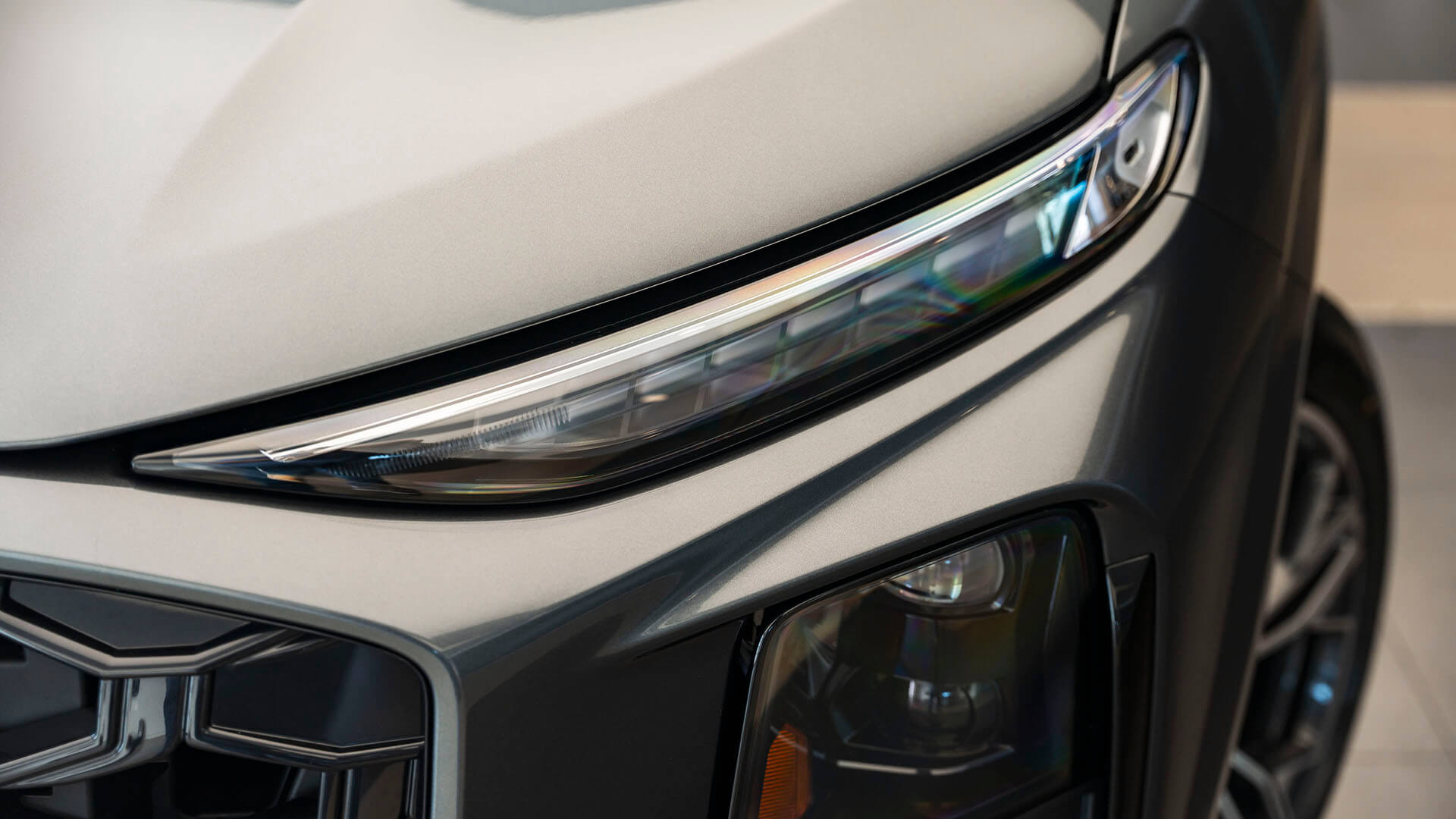 La vue avant du tout nouveau Audi Q3 chez Audi de Québec.