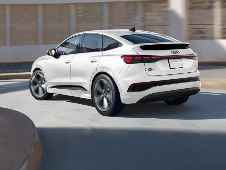 White Audi SUV