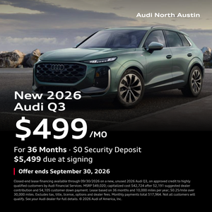 Audi Q3 Offer