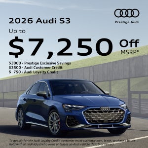 2026 Audi S3 - Discount Offer