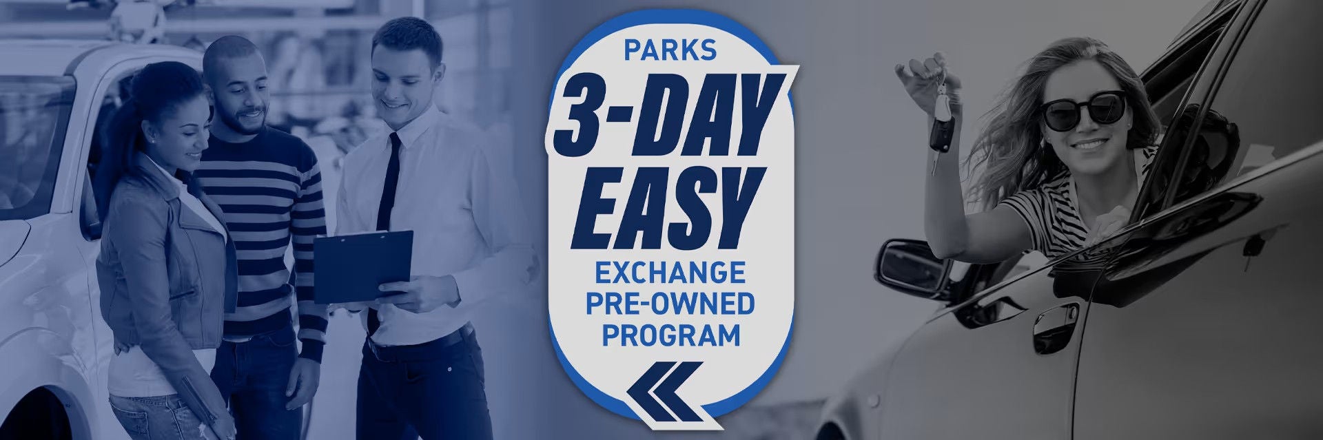 3 day easy exchange program banner