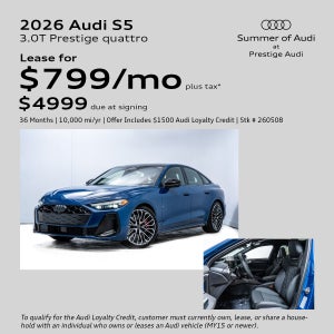 Audi S5 Lease Offer
