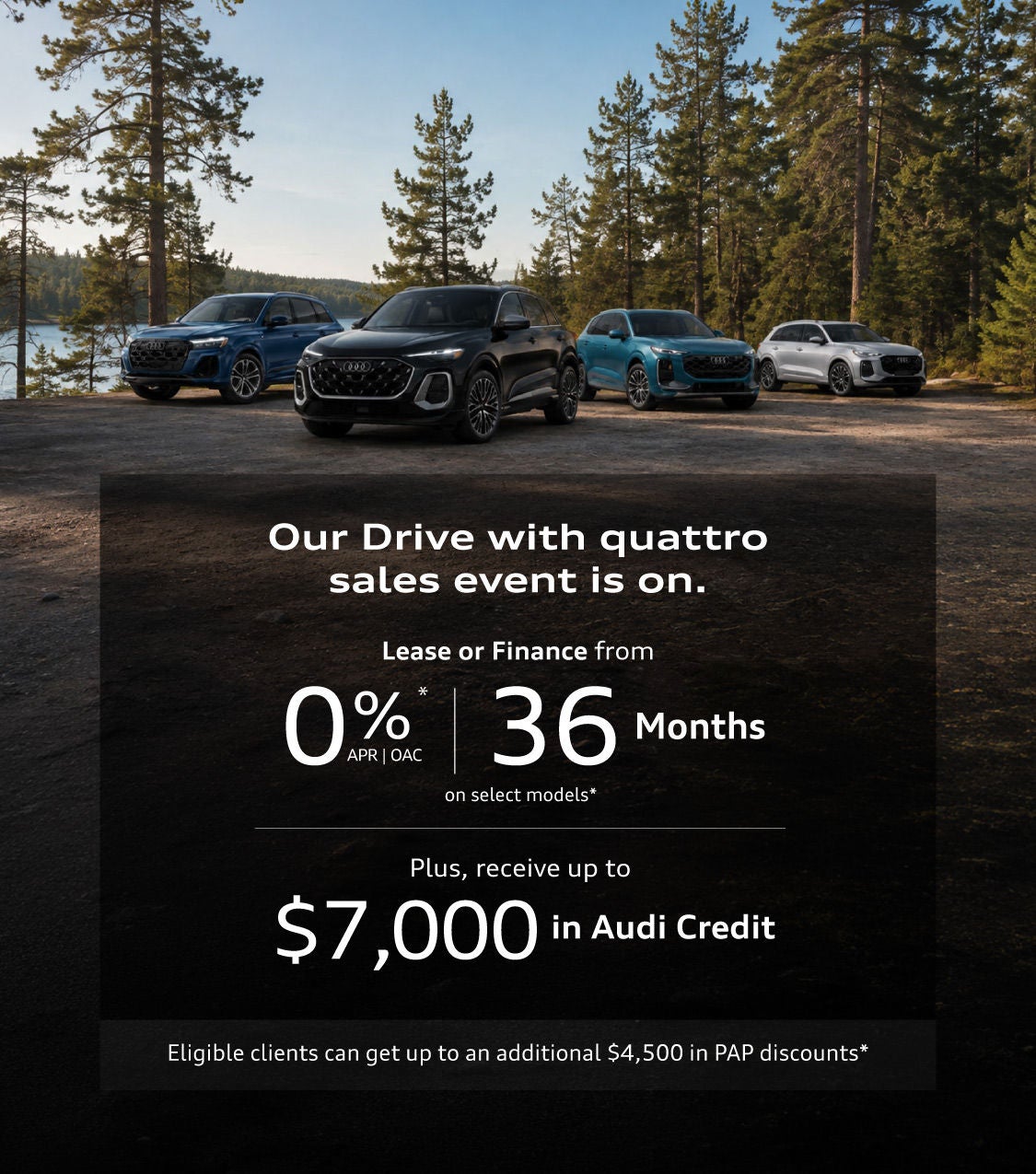 Drive with quattro Sales Event at Audi Midtown Toronto