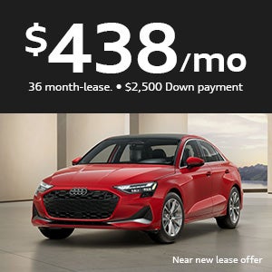 A3 parked with left facing view