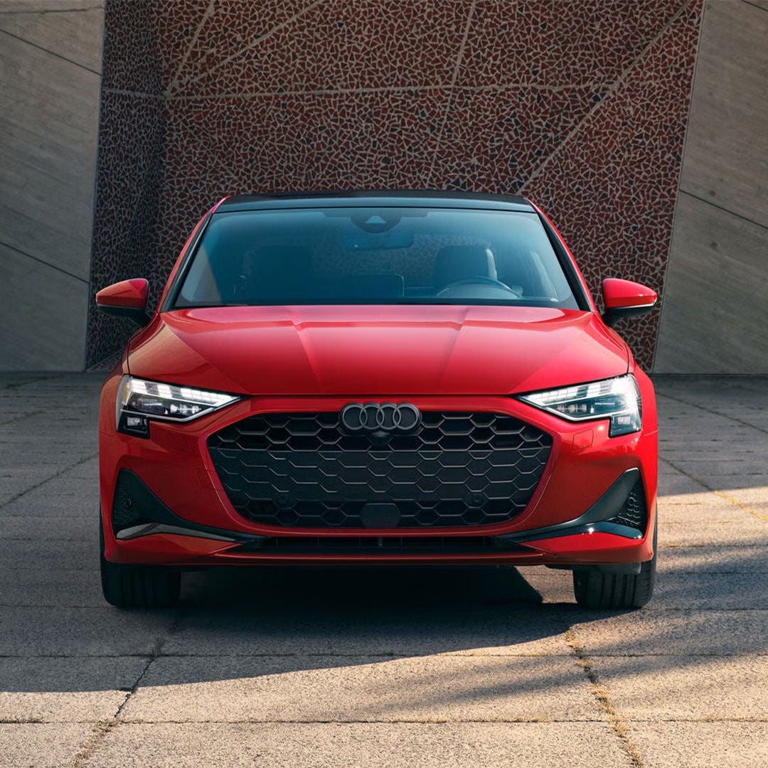 Front view of the Audi A3.