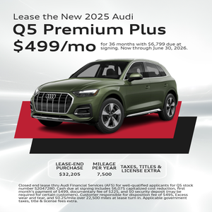 Lease the New 2025 Audi Q5 Premium Plus $499/mo