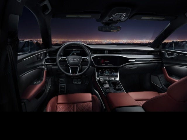2025 Audi S7 interior with luxury night‑lit cabin