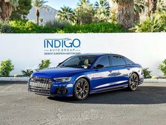 front facing 2025 Audi S8 L parked