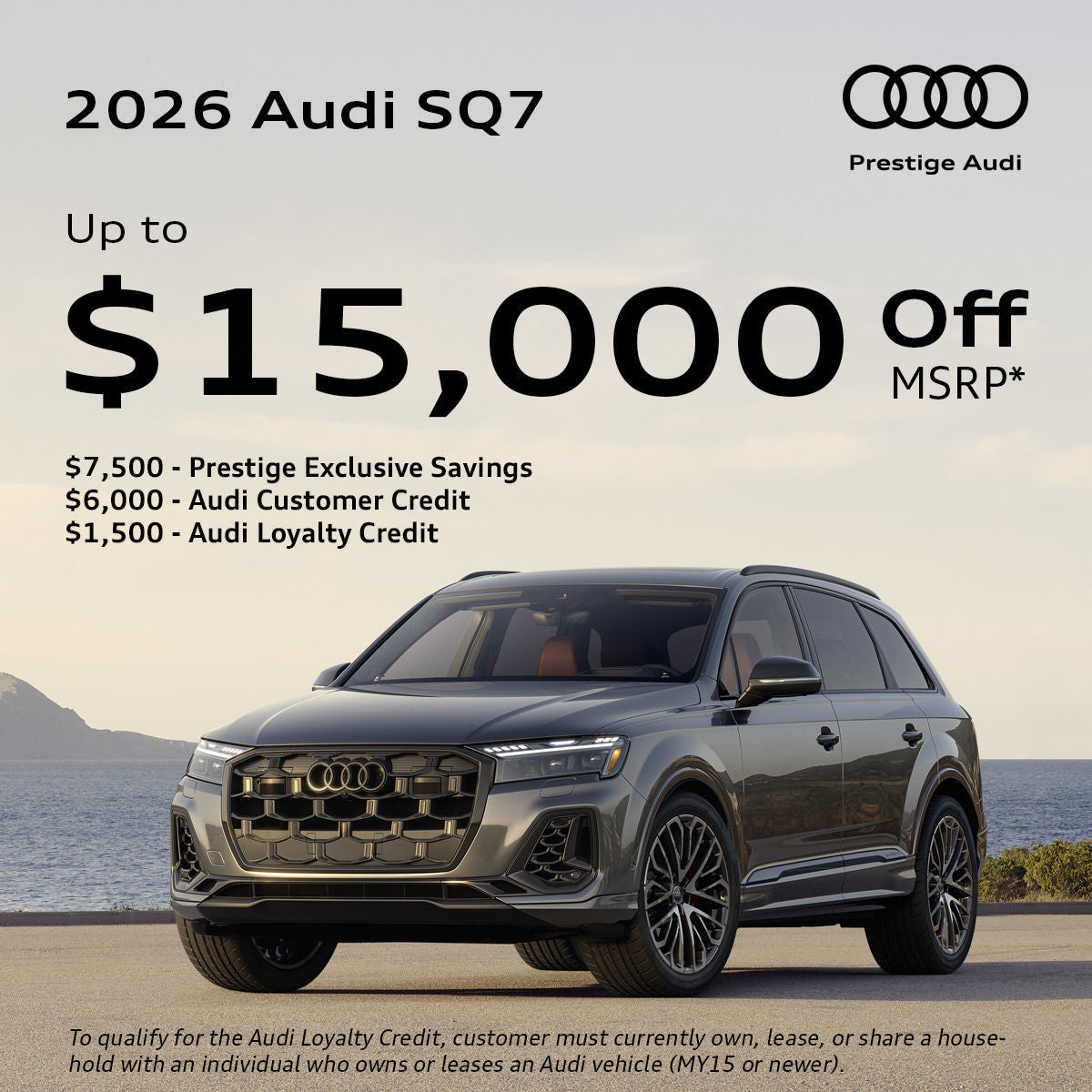 Audi SQ7 Discount Offer