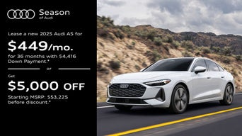 Rear view of an Audi A5