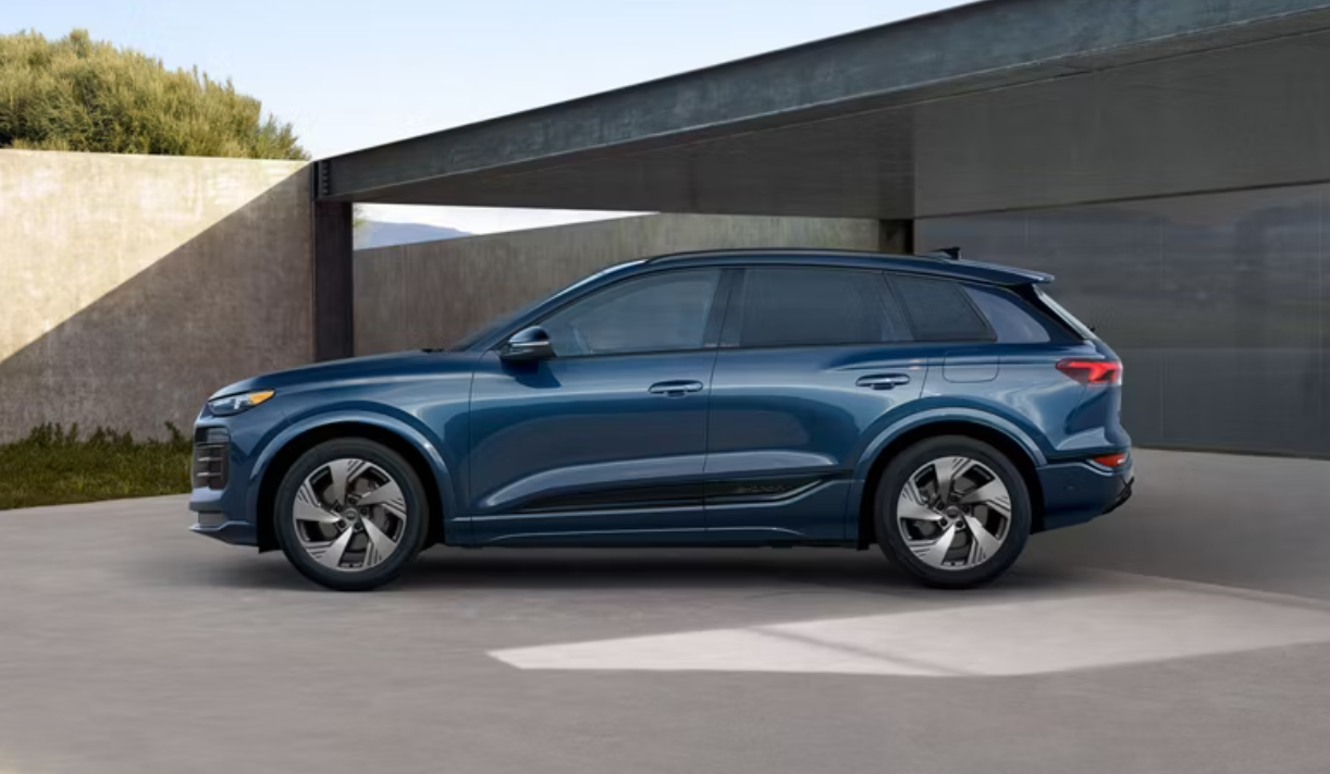 Exterior of a 2025 Audi Q6 e-tron