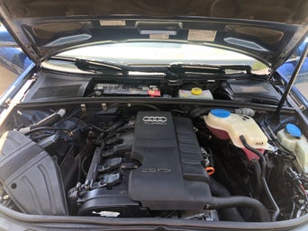 Audi batteries being serviced. 