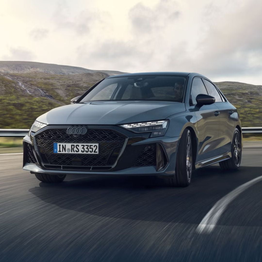 image of a 2026 Audi RS3 driving