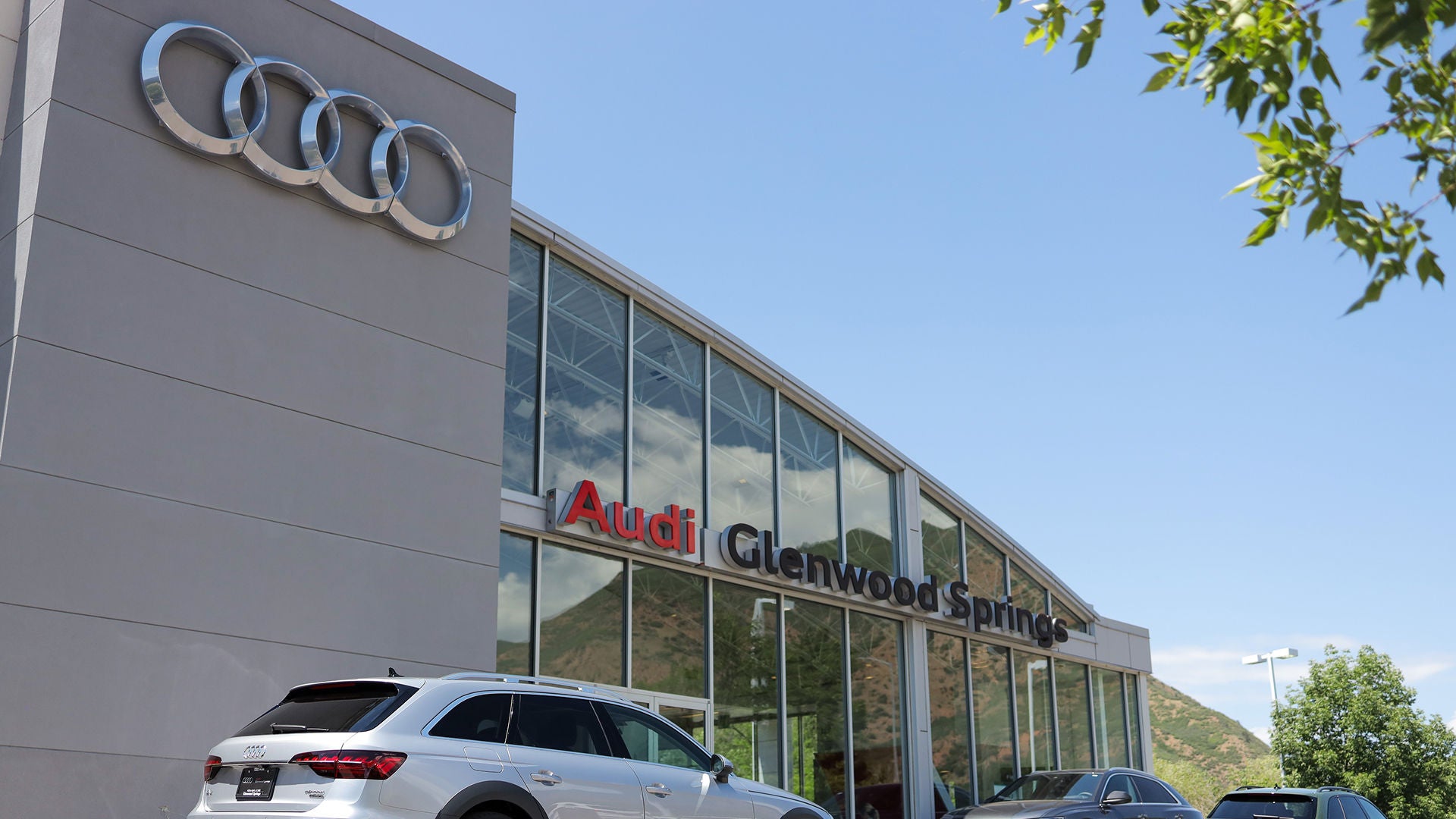 Exterior view of the Audi Glenwood Springs dealership.