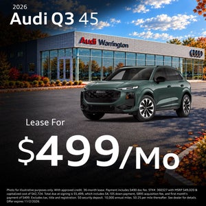 2026 Audi Q3 Lease Offer.