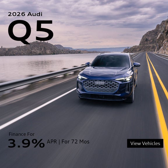 2026 Audi Q5 Finance for 3.99% APR for 72 Months