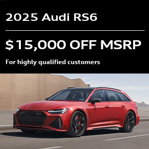 RS 6 MSRP OFF Specials