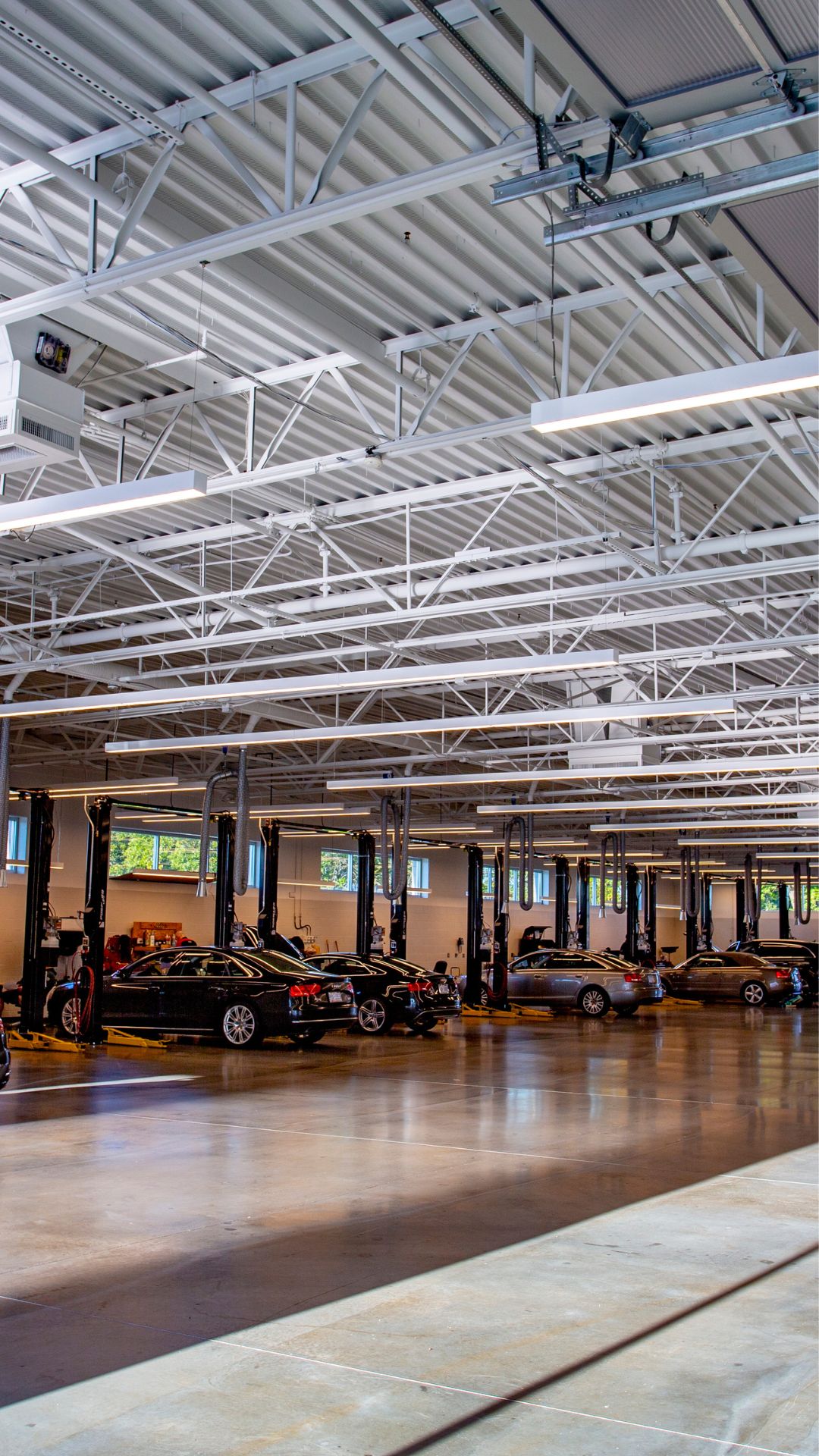 Audi service center.