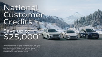 National Customer Credits Save up to $25,000