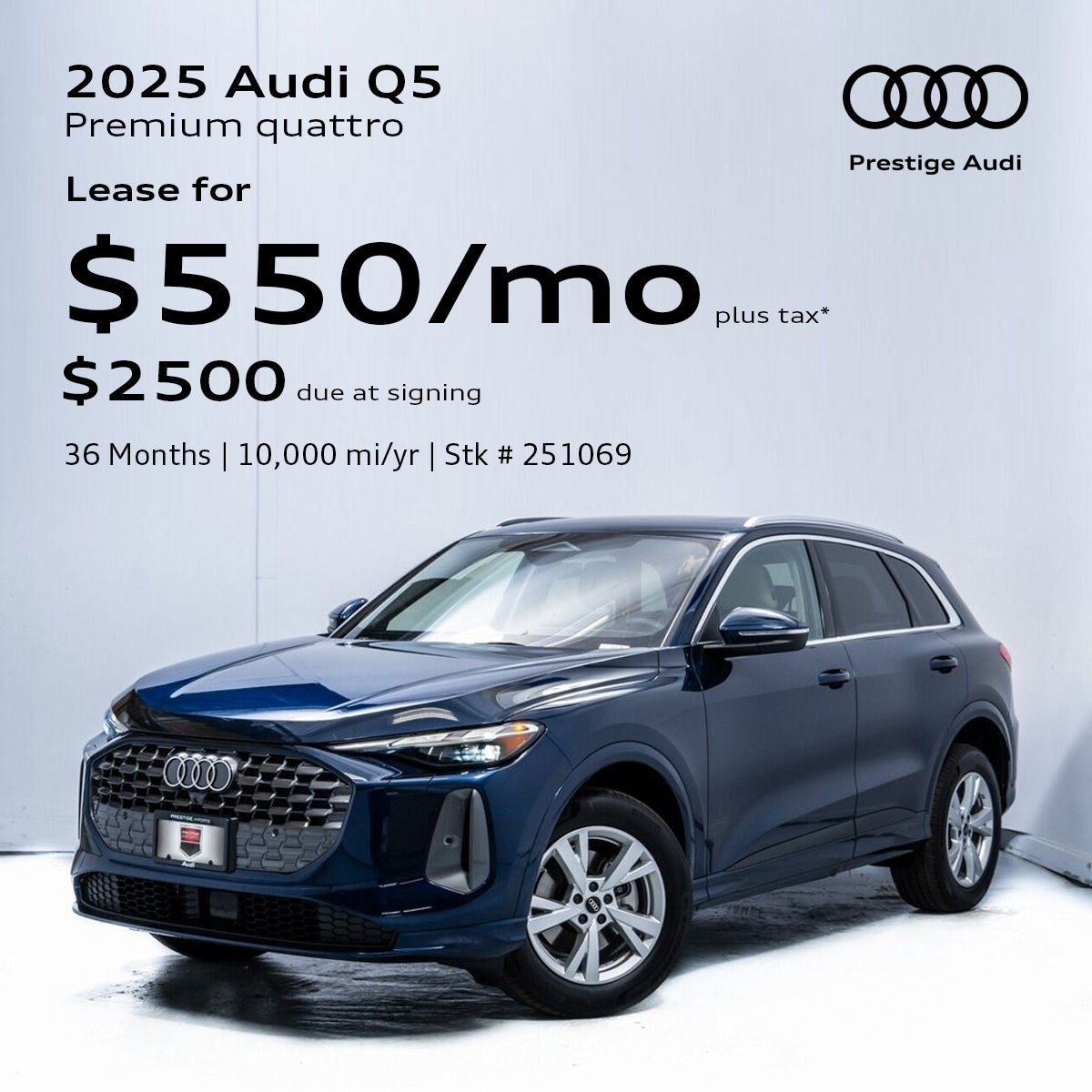 2025 Audi Q5 Lease Offer