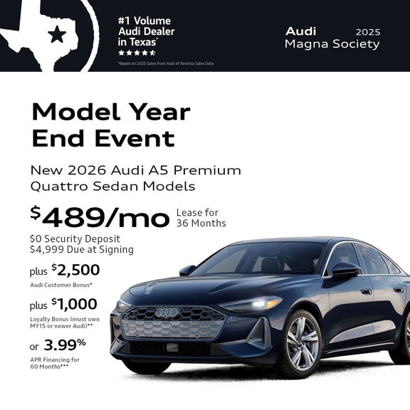 New 2026 Audi A5 Quattro Premium Sedan Models