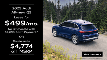 Side view of an Audi Q5