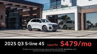 Audi Q3 January Lease Special