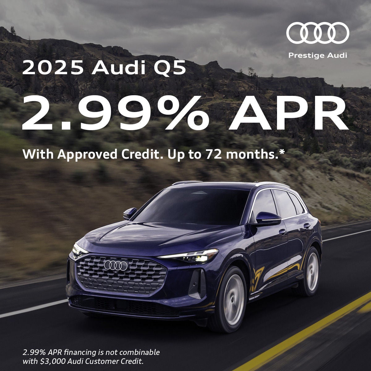2025 Audi Q5 2.99% APR WAC