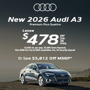 Side view of an Audi A3