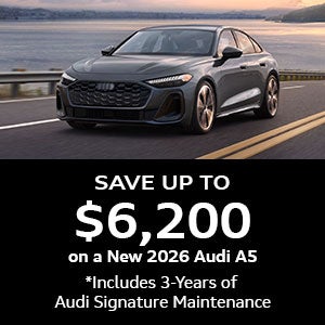 Save up to $6,200 on a New 2026 Audi A5