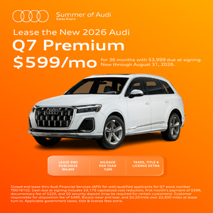 Lease the New 2026 Audi Q7 Premium $599/mo