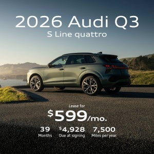 2026 Audi Q3 S line quattro Lease For $599/mo 