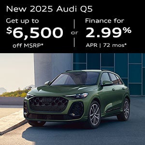 Front view of an Audi Q5