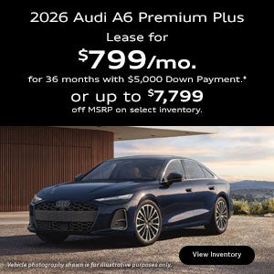 Side view of an Audi A6