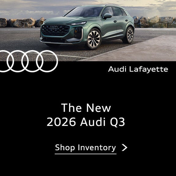 front side view of  a 2026 Audi Q3