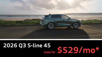 Audi Q3 April Lease Special Modern Luxury